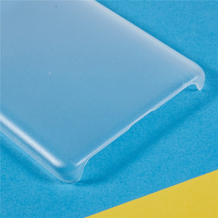 For Honor X40 5G / X9a 5G / Magic5 Lite 5G Anti-fingerprint Mobile Phone Case Rubberized Glossy Hard PC Anti-fading Cell Phone Cover - Transparent