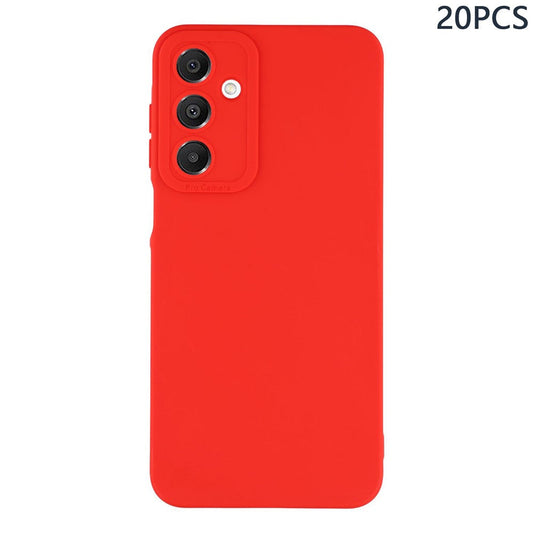 Bulk Purchasing 20Pcs For Samsung Galaxy A17 5G Case Precise Cutouts 1.3mm TPU Matte Phone Cover - Red