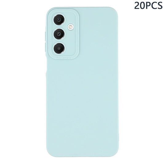 Bulk Purchasing 20Pcs For Samsung Galaxy A17 5G Case Precise Cutouts 1.3mm TPU Matte Phone Cover - Blue