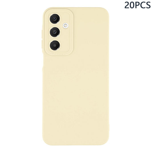 Bulk Purchasing 20Pcs For Samsung Galaxy A17 5G Case Precise Cutouts 1.3mm TPU Matte Phone Cover - Ivory White