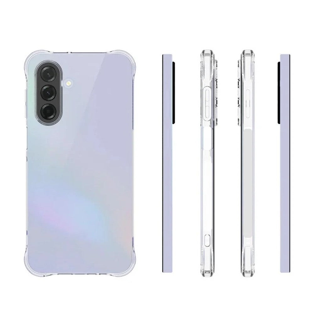 For Samsung Galaxy A17 5G / A26 5G Clear TPU Case WANLONFENG TM Series 2.0mm Phone Back Cover - Transparent