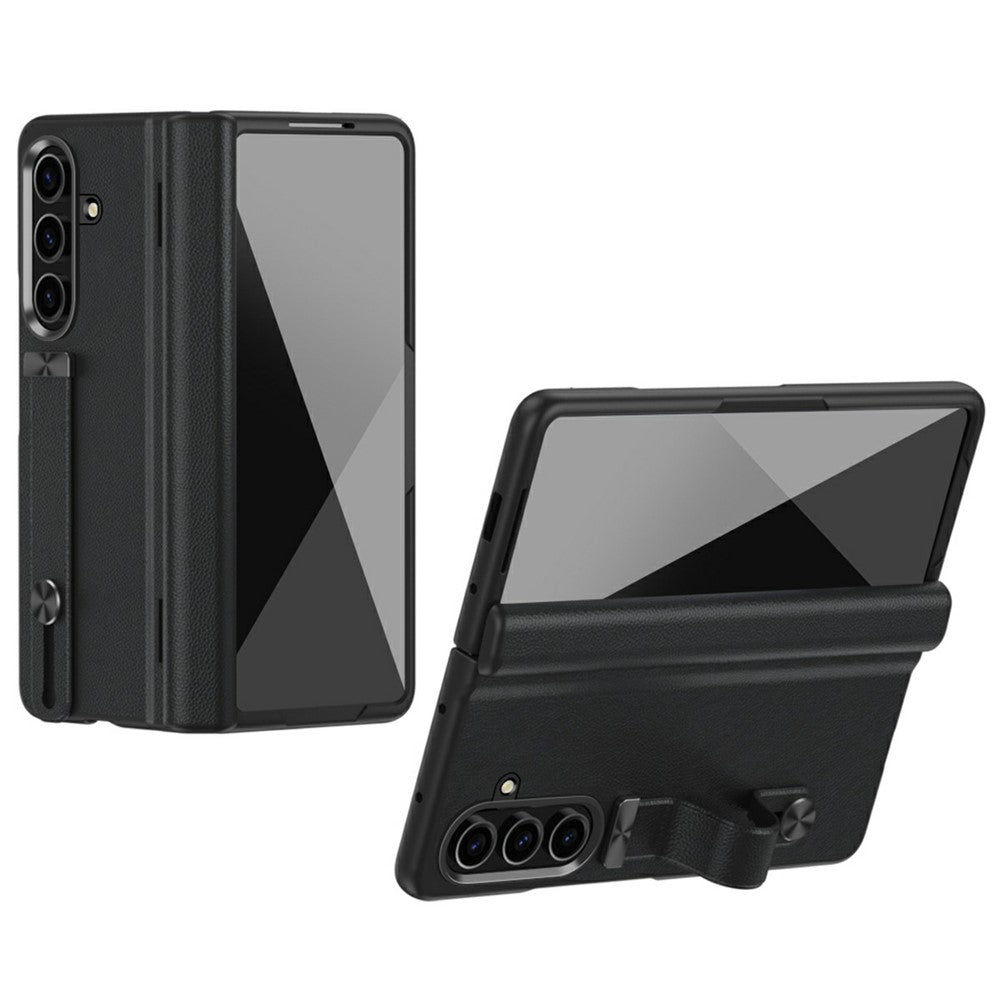 For Samsung Galaxy Z Fold7 5G Kickstand Case Anti-Drop Hard PC Phone Cover - Black