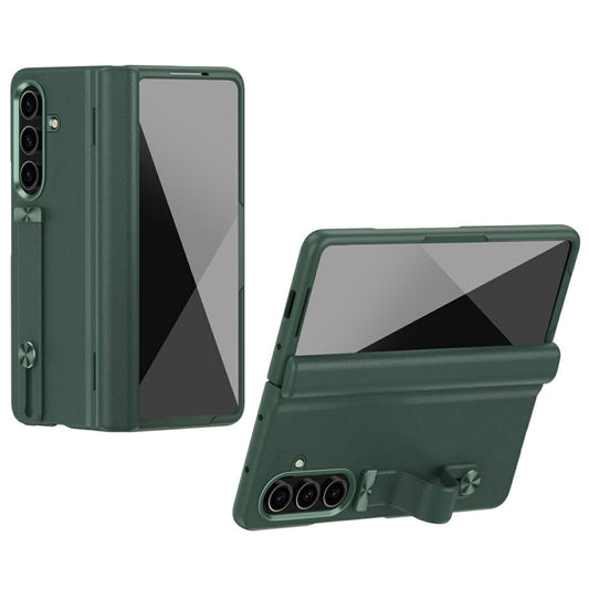 For Samsung Galaxy Z Fold7 5G Kickstand Case Anti-Drop Hard PC Phone Cover - Green
