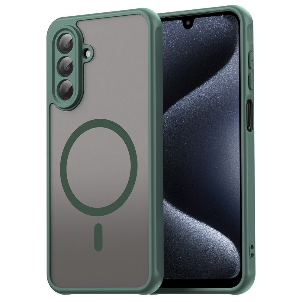 For Samsung Galaxy A17 5G Case Compatible with MagSafe Anti Drop PC + TPU Phone Cover - Green