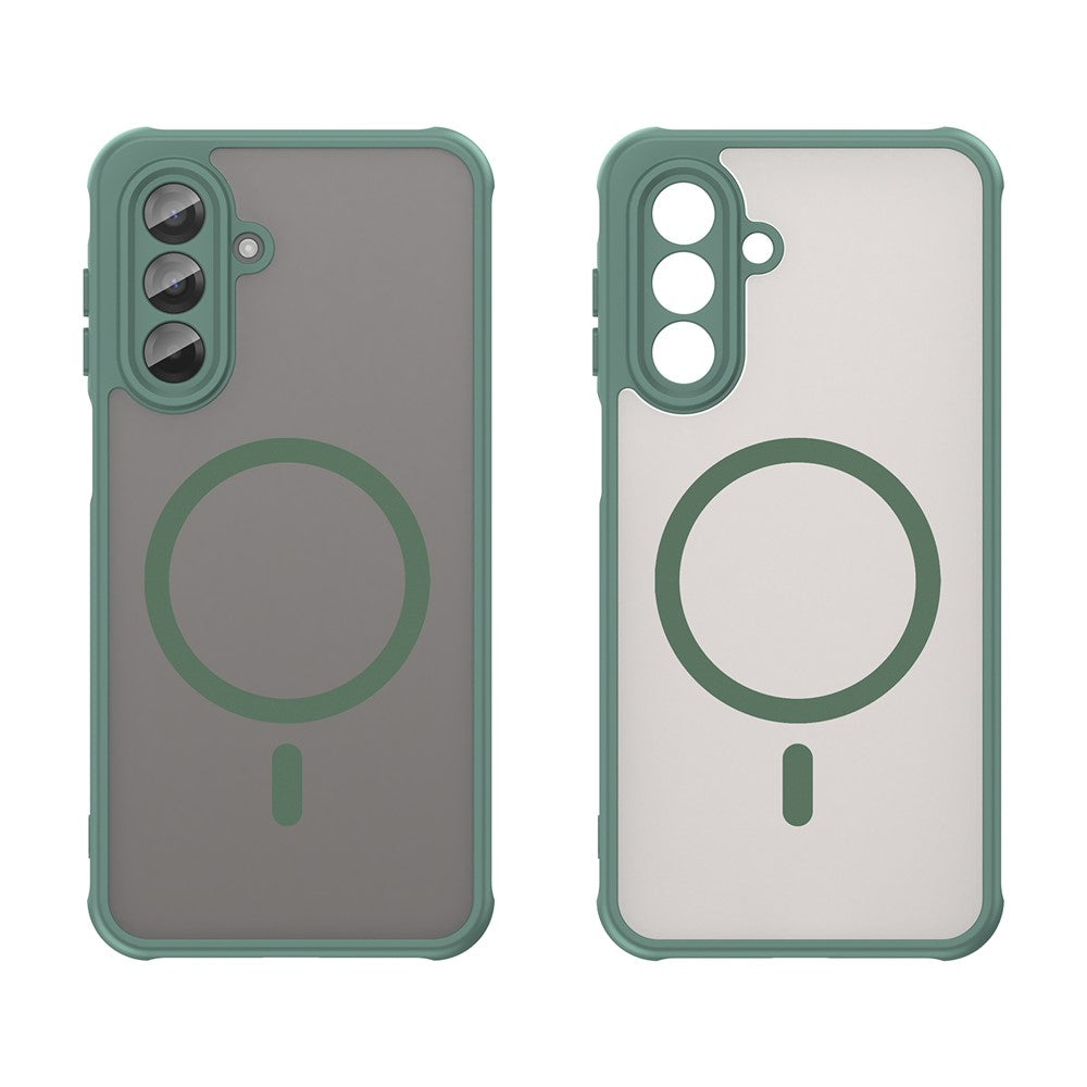 For Samsung Galaxy A17 5G Case Compatible with MagSafe Anti Drop PC + TPU Phone Cover - Green