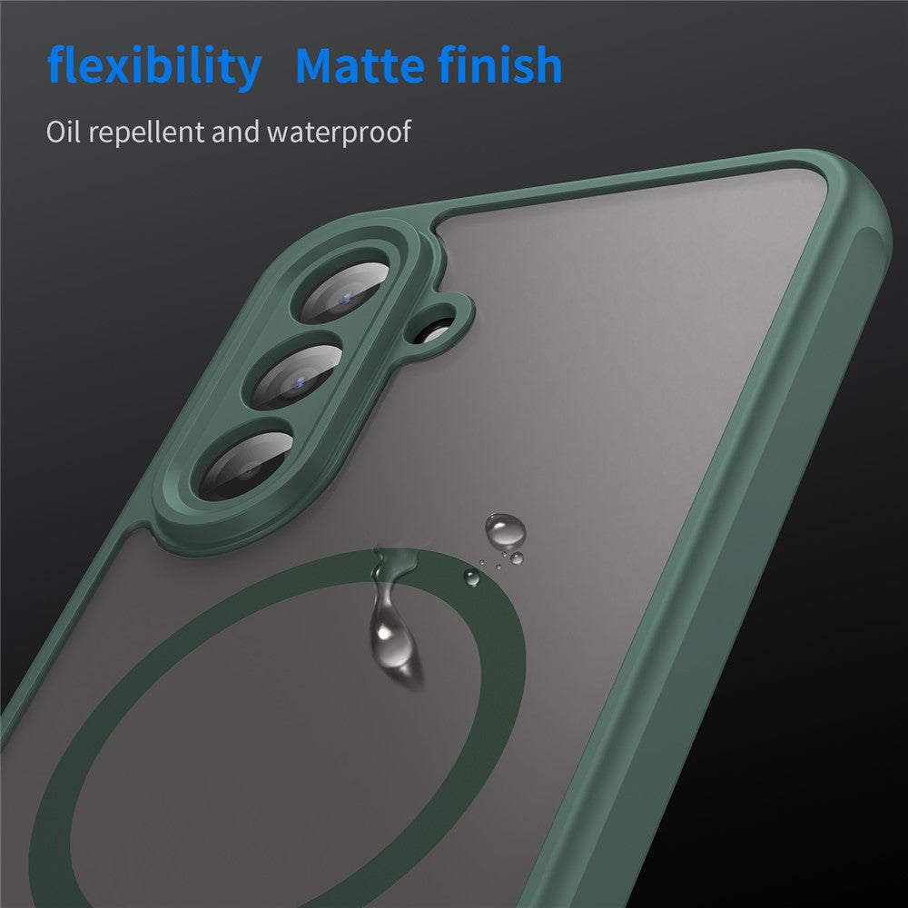 For Samsung Galaxy A17 5G Case Compatible with MagSafe Anti Drop PC + TPU Phone Cover - Green