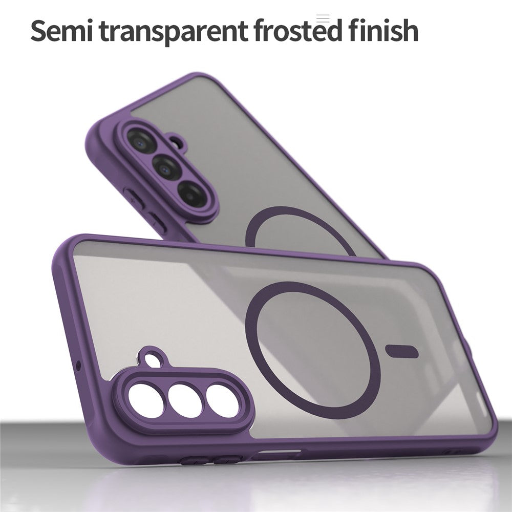 For Samsung Galaxy A17 5G Case Compatible with MagSafe Anti Drop PC + TPU Phone Cover - Purple