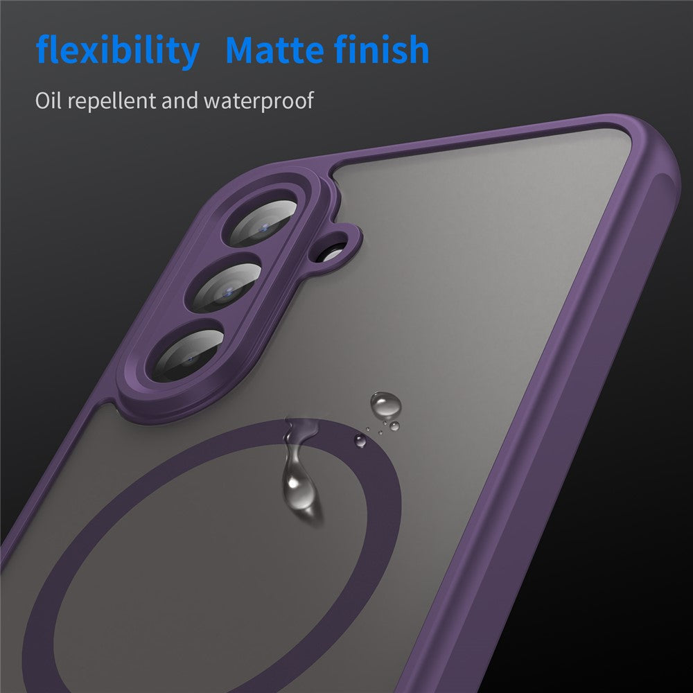 For Samsung Galaxy A17 5G Case Compatible with MagSafe Anti Drop PC + TPU Phone Cover - Purple
