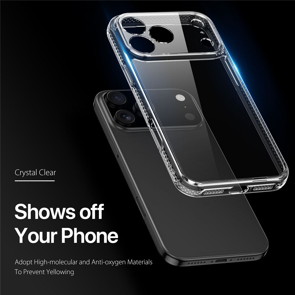 For iPhone 17 Pro Max Clear Phone Case DUX DUCIS Clin Series TPU + PC Anti-drop Back Cover - Clear