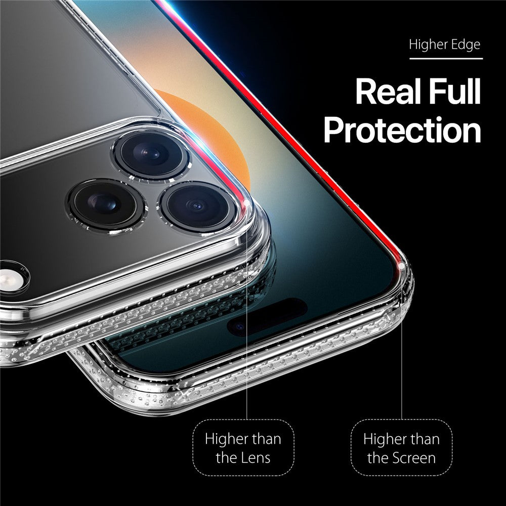 For iPhone 17 Pro Max Clear Phone Case DUX DUCIS Clin Series TPU + PC Anti-drop Back Cover - Clear