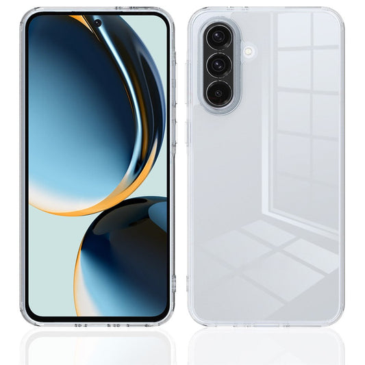 For Samsung Galaxy A17 5G Clear Phone Case TPU+Acrylic Shockproof Phone Back Cover - Clear
