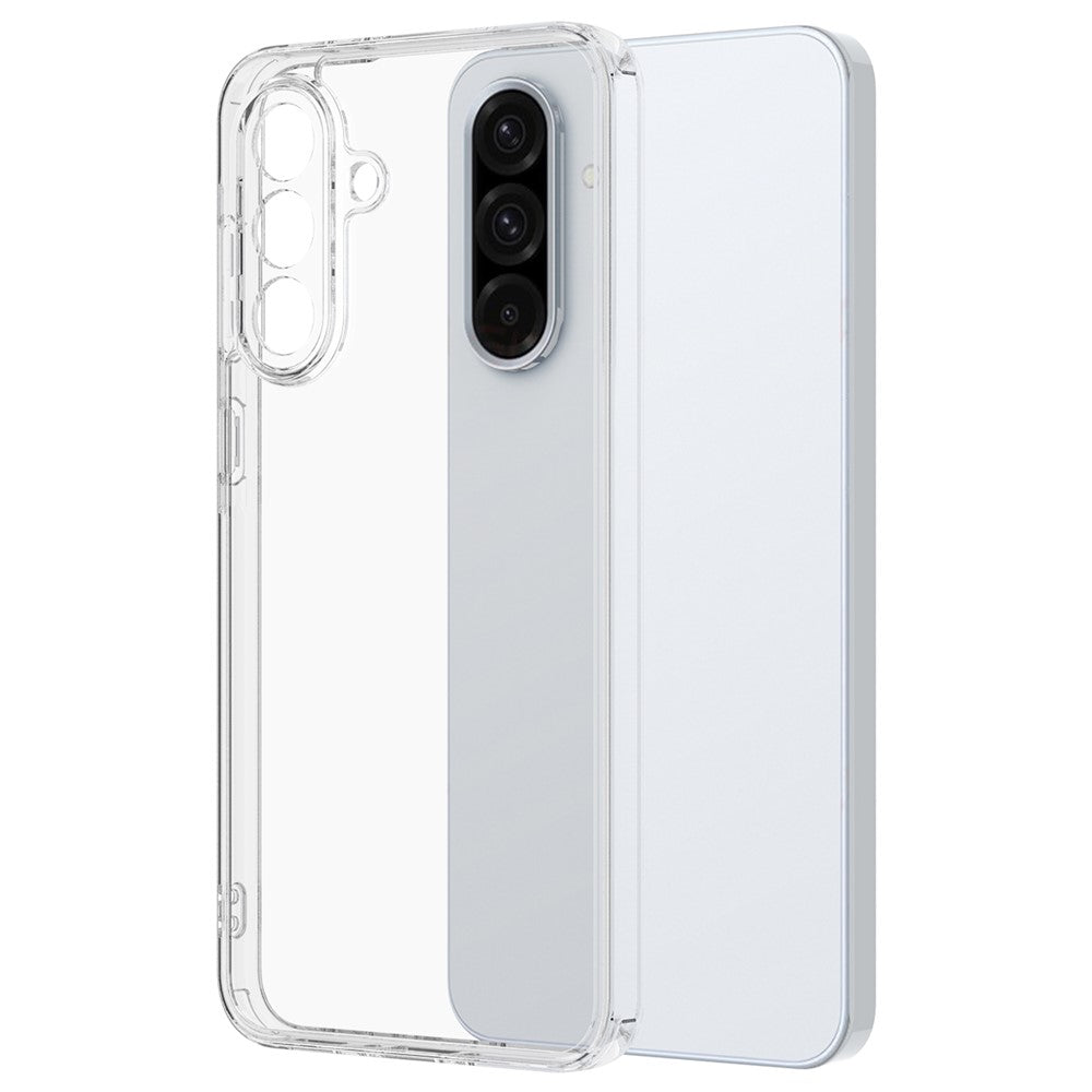 For Samsung Galaxy A17 5G Clear Phone Case TPU+Acrylic Shockproof Phone Back Cover - Clear