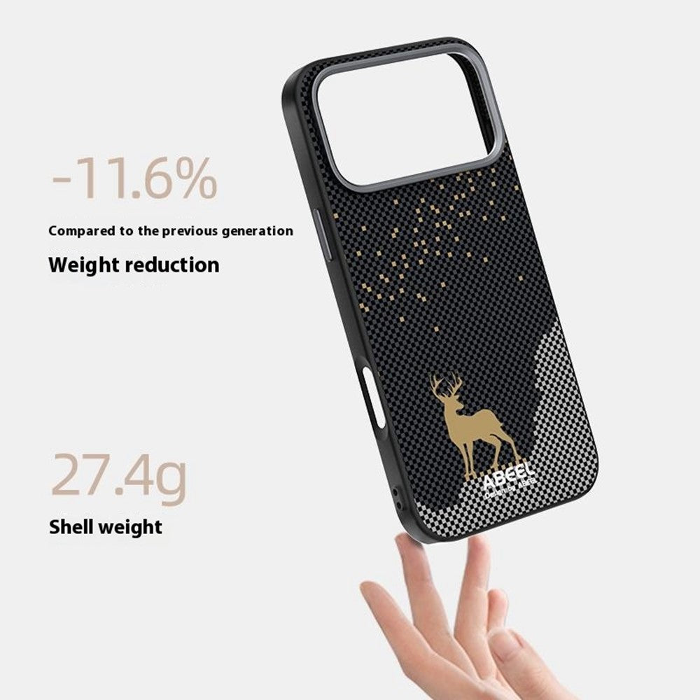 ABEEL For iPhone 17 Pro Max Case Compatible with MagSafe Ultra Slim PC TPU Phone Back Cover - Deer