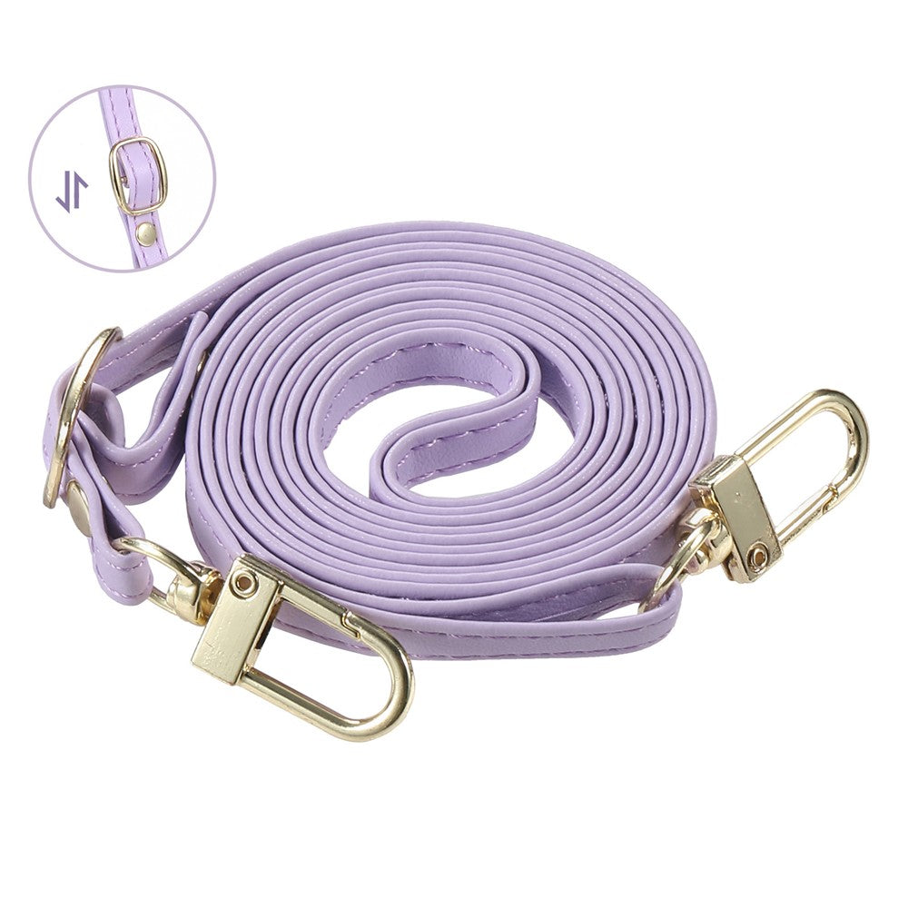 For Oppo Reno14 Pro 5G (Global) Case Rhombus Stitching Wallet Stand Leather Phone Cover with Long  /  Short Strap - Purple