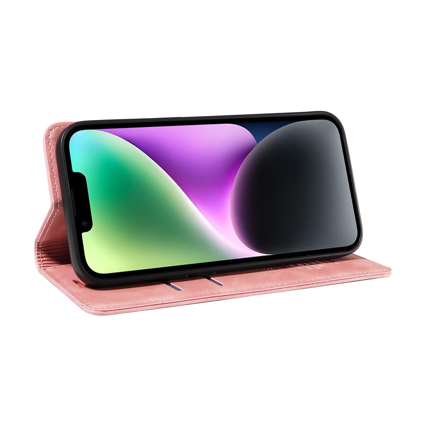 For Oppo Reno14 Pro 5G (China) / Oppo Reno13 Pro 5G / Oppo Reno14 Pro 5G (Global) Case BETOPNICE Magnetic Closure RFID Blocking Wallet Stand Leather Phone Cover - Pink