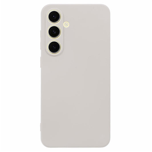 For Samsung Galaxy A17 5G Case TPU Back Soft Anti-Scratch Fiber Lining Phone Cover - White