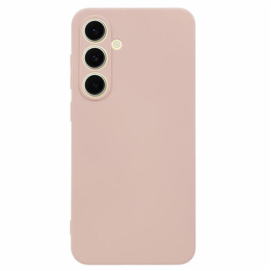 For Samsung Galaxy A17 5G Case TPU Back Soft Anti-Scratch Fiber Lining Phone Cover - Pink