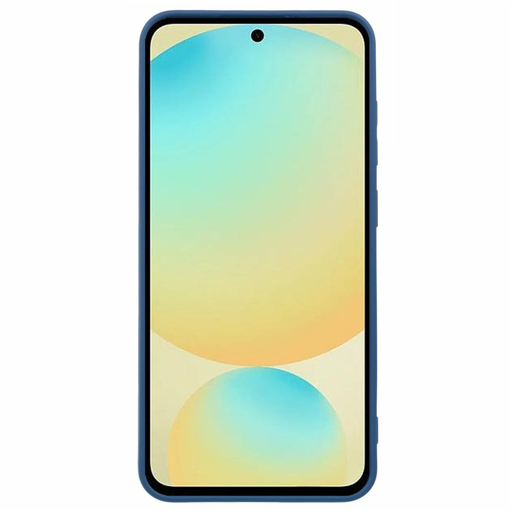 For Samsung Galaxy A17 5G Case TPU Back Soft Anti-Scratch Fiber Lining Phone Cover - Sapphire