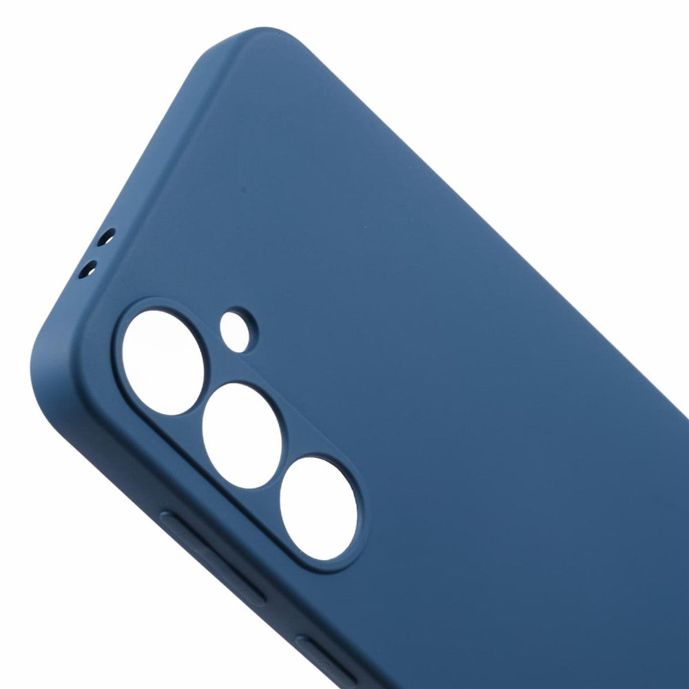 For Samsung Galaxy A17 5G Case TPU Back Soft Anti-Scratch Fiber Lining Phone Cover - Sapphire