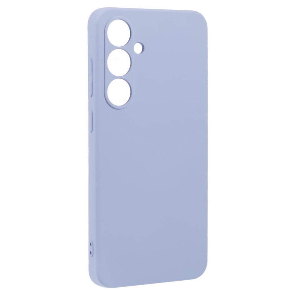 For Samsung Galaxy A17 5G Case TPU Back Soft Anti-Scratch Fiber Lining Phone Cover - Light Purple