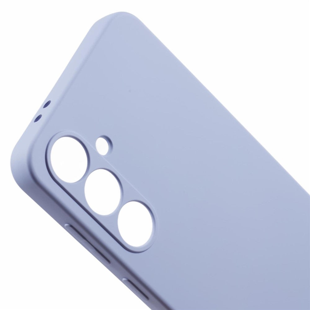 For Samsung Galaxy A17 5G Case TPU Back Soft Anti-Scratch Fiber Lining Phone Cover - Light Purple