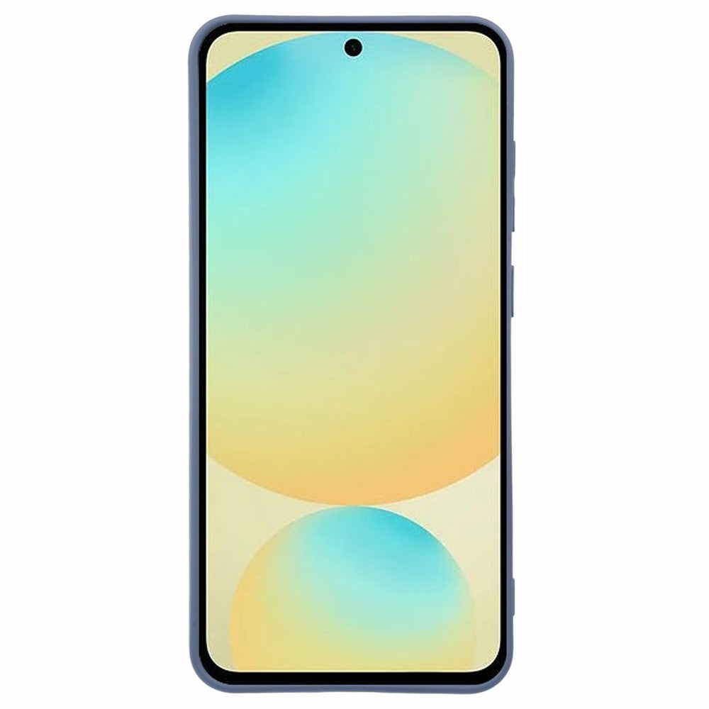 For Samsung Galaxy A17 5G Case TPU Back Soft Anti-Scratch Fiber Lining Phone Cover - Lavender Grey