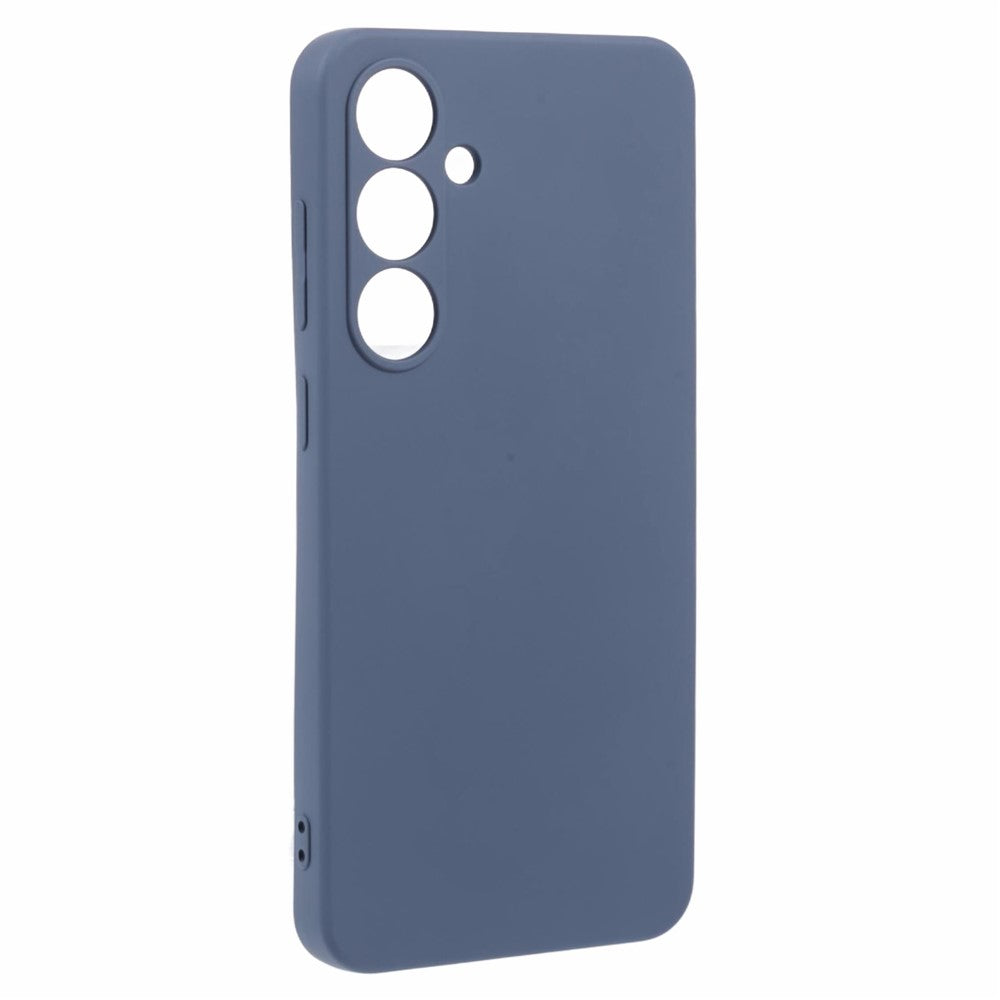 For Samsung Galaxy A17 5G Case TPU Back Soft Anti-Scratch Fiber Lining Phone Cover - Lavender Grey