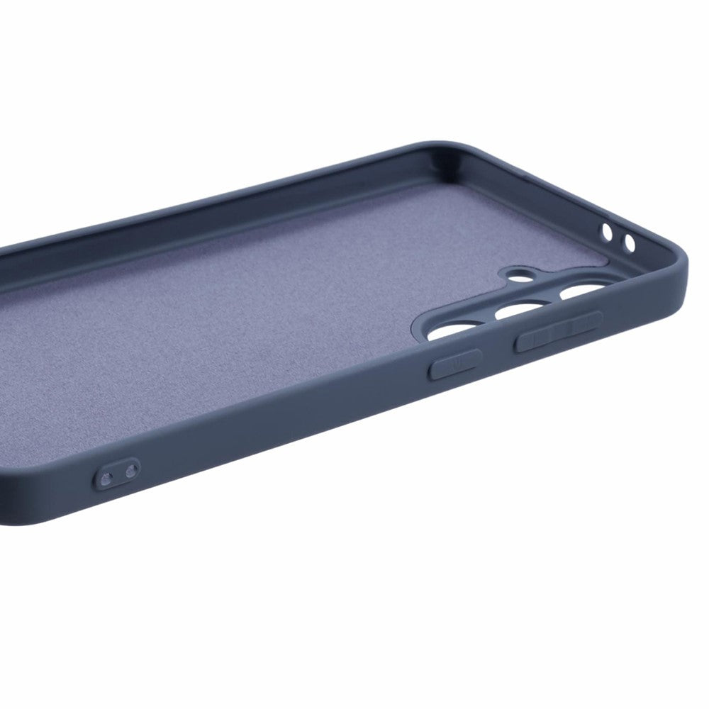 For Samsung Galaxy A17 5G Case TPU Back Soft Anti-Scratch Fiber Lining Phone Cover - Lavender Grey