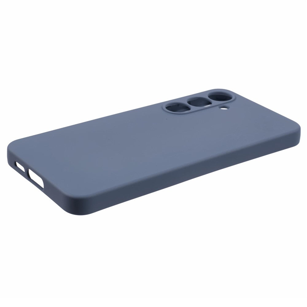 For Samsung Galaxy A17 5G Case TPU Back Soft Anti-Scratch Fiber Lining Phone Cover - Lavender Grey