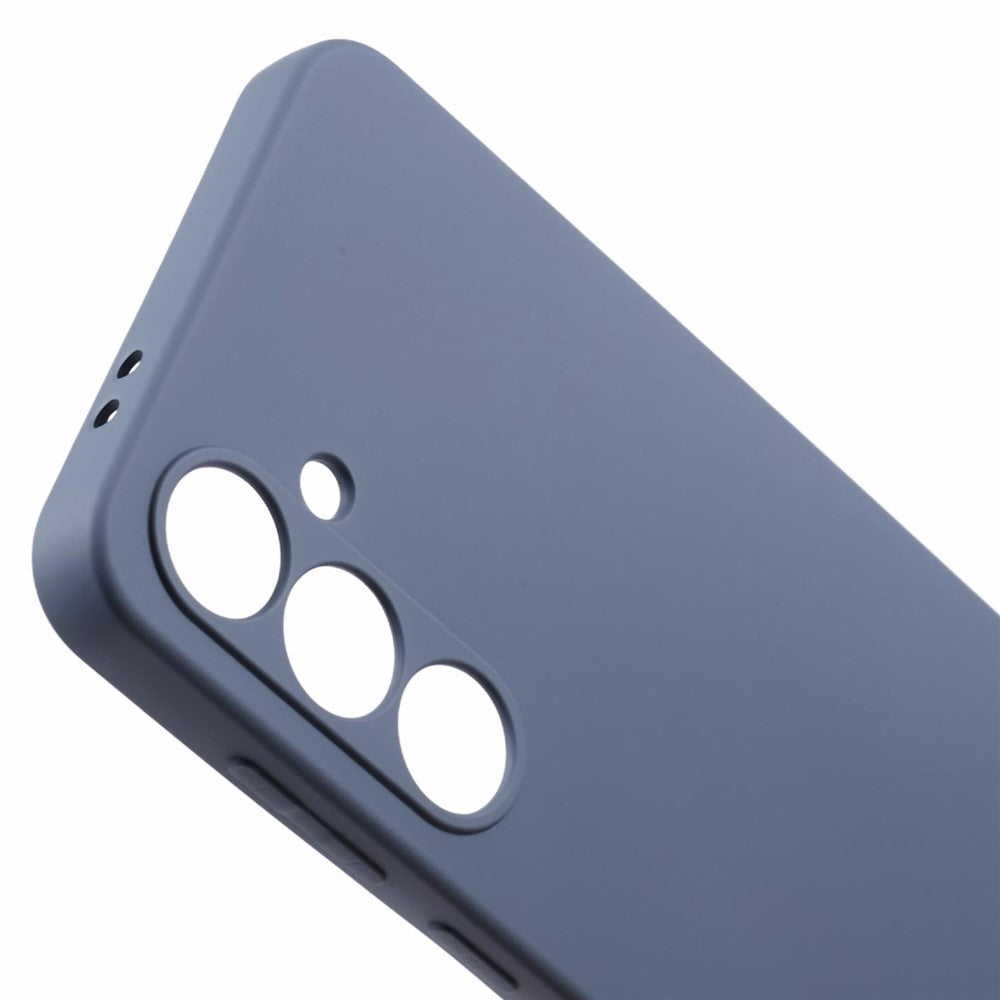 For Samsung Galaxy A17 5G Case TPU Back Soft Anti-Scratch Fiber Lining Phone Cover - Lavender Grey