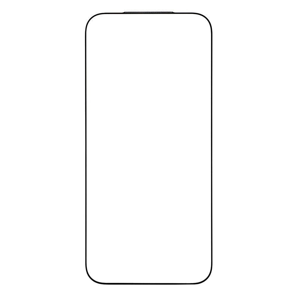 For iPhone 17 Pro Max Case 2.0mm TPU Clear Phone Cover with Tempered Glass Screen Protector