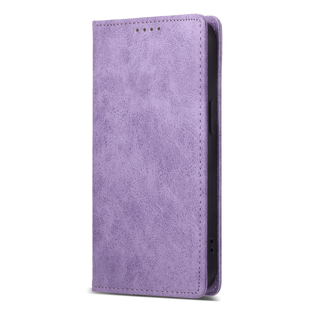 For iPhone 17 Pro Max Wallet Case RFID Blocking PU Leather Phone Cover - Purple