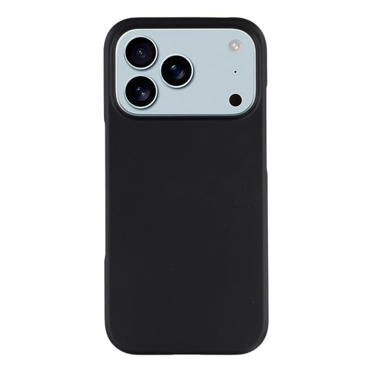 For iPhone 17 Pro Max Case Hard PC Drop Proof Frosted Minimalist Phone Cover - Black