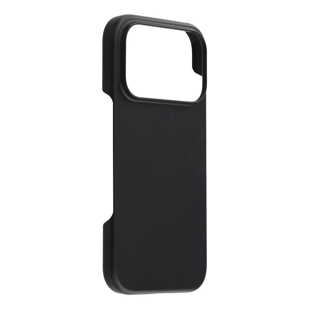For iPhone 17 Pro Max Case Hard PC Drop Proof Frosted Minimalist Phone Cover - Black