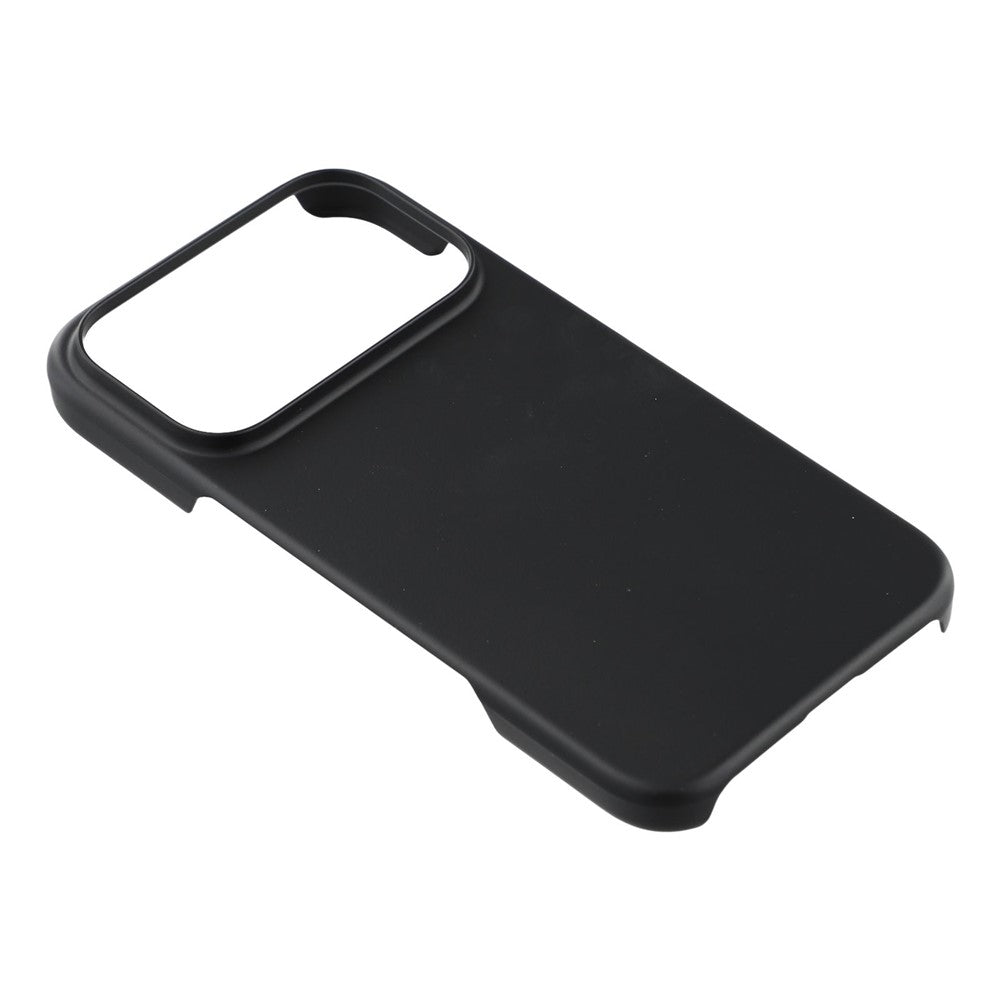 For iPhone 17 Pro Max Case Hard PC Drop Proof Frosted Minimalist Phone Cover - Black
