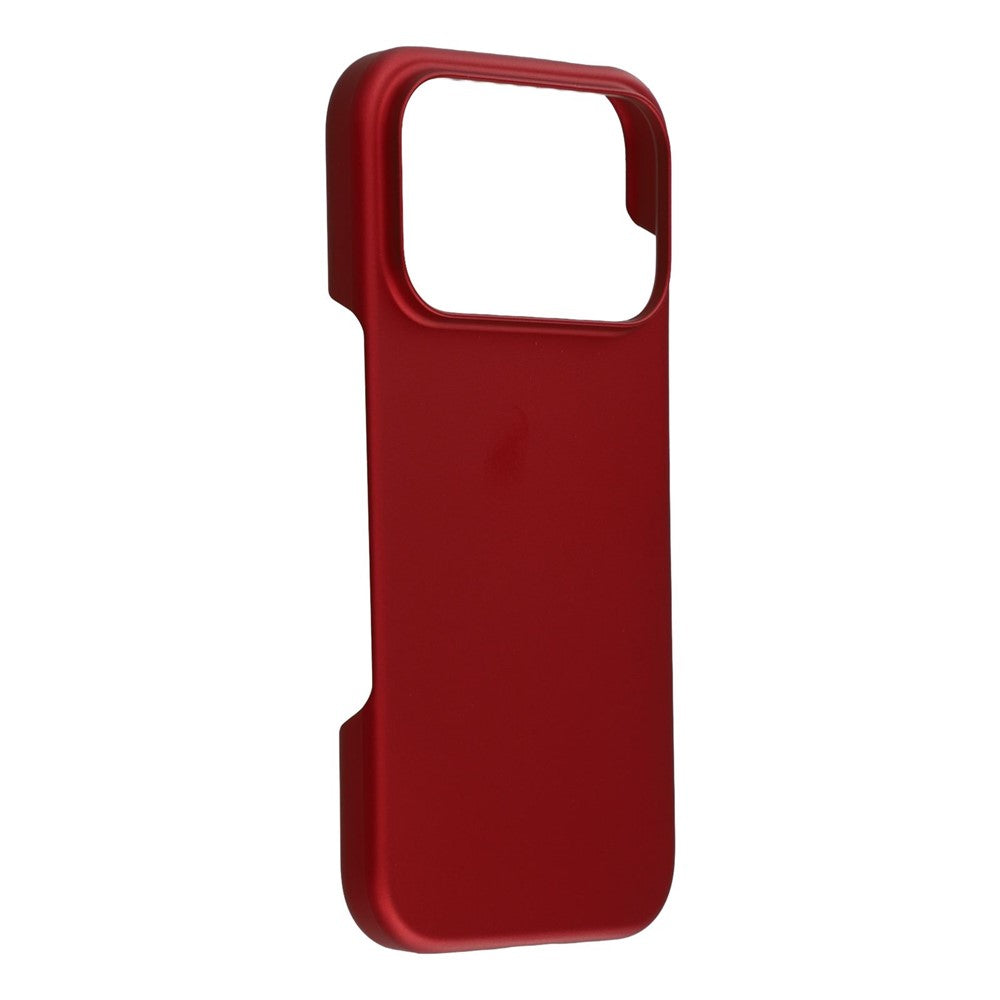 For iPhone 17 Pro Max Case Hard PC Drop Proof Frosted Minimalist Phone Cover - Red
