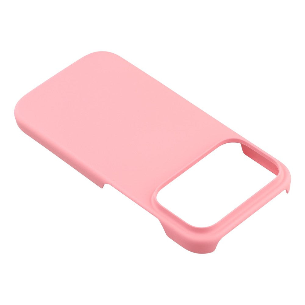 For iPhone 17 Pro Max Case Hard PC Drop Proof Frosted Minimalist Phone Cover - Pink