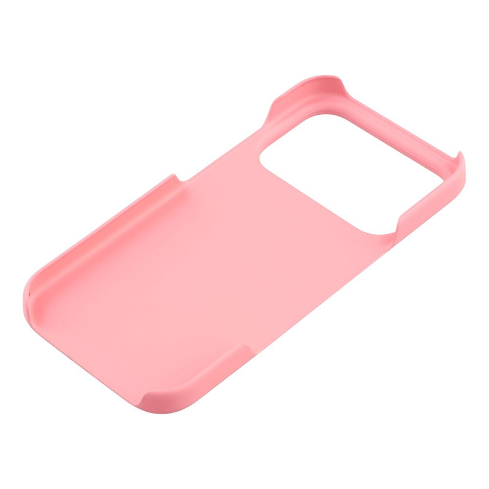 For iPhone 17 Pro Max Case Hard PC Drop Proof Frosted Minimalist Phone Cover - Pink
