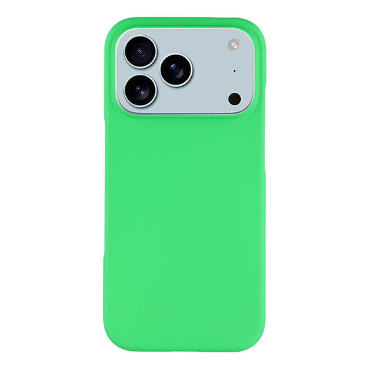 For iPhone 17 Pro Max Case Hard PC Drop Proof Frosted Minimalist Phone Cover - Green
