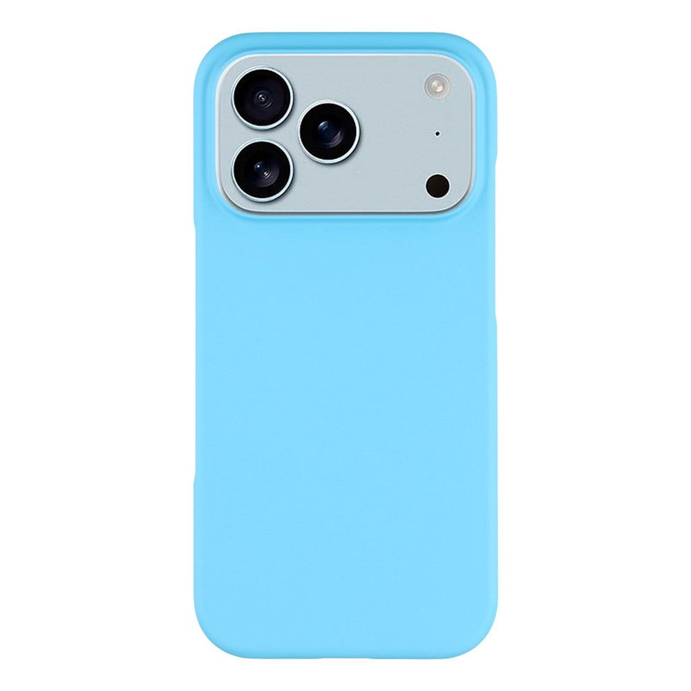 For iPhone 17 Pro Max Case Hard PC Drop Proof Frosted Minimalist Phone Cover - Sky Blue