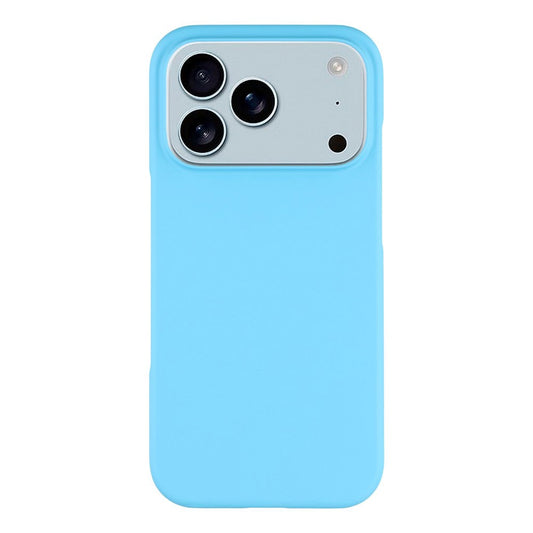 For iPhone 17 Pro Max Case Hard PC Drop Proof Frosted Minimalist Phone Cover - Sky Blue