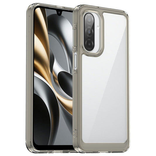 For Samsung Galaxy A17 5G Case TPU + Acrylic Protective Clear Phone Cover - Transparent Grey