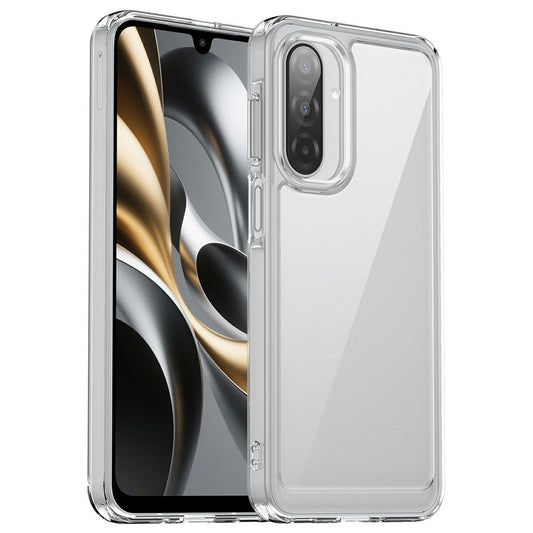 For Samsung Galaxy A17 5G Case TPU + Acrylic Protective Clear Phone Cover - Transparent