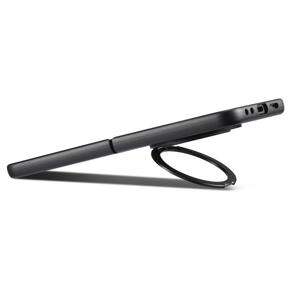 SUTENI G3 For Samsung Galaxy Z Flip7 5G Magnetic Case Rotating Kickstand Carbon Fiber Texture Leather Phone Back Cover