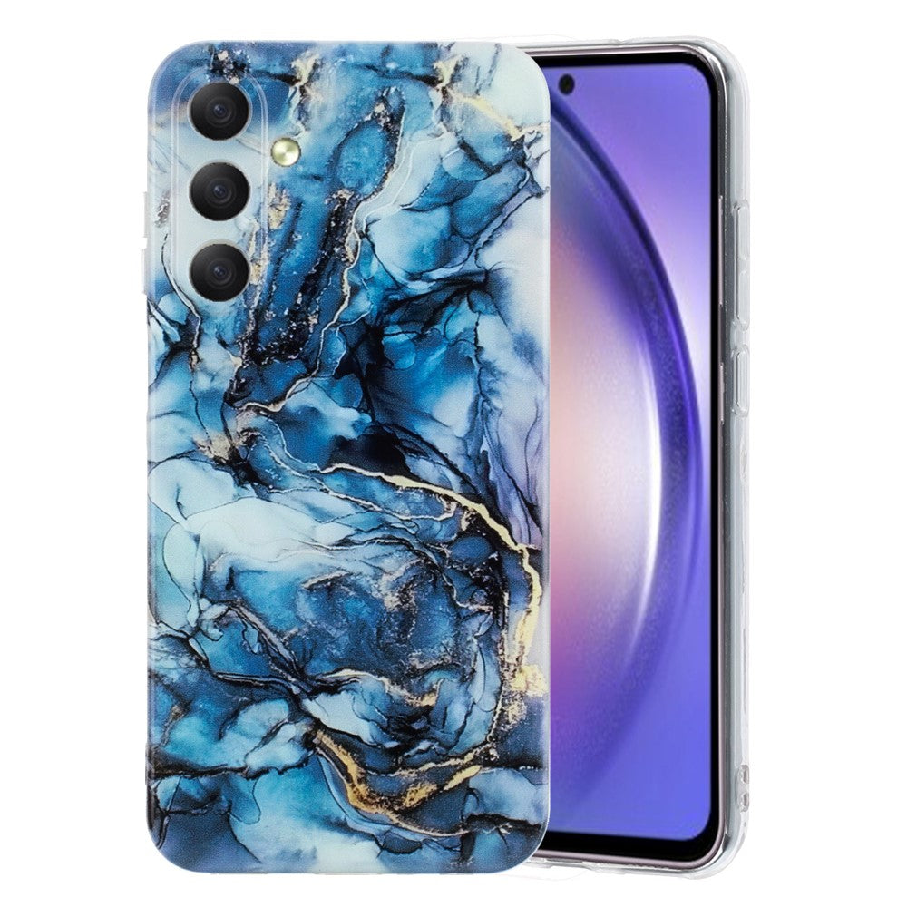For Samsung Galaxy A17 5G / A26 5G Case Marble Pattern Painted TPU Phone Back Cover - Grey