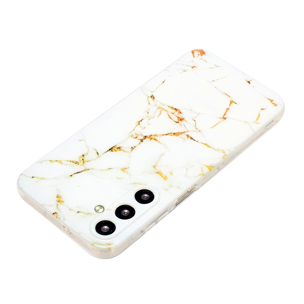 For Samsung Galaxy A17 5G / A26 5G Case Marble Pattern Painted TPU Phone Back Cover - White