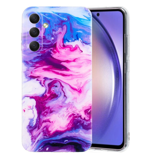 For Samsung Galaxy A17 5G / A26 5G Case Marble Pattern Painted TPU Phone Back Cover - Rose