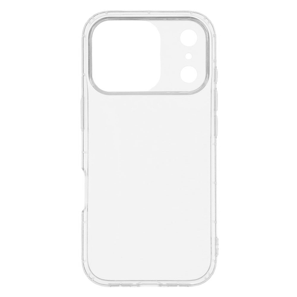 For iPhone 17 Pro Max Case Transparent TPU Phone Back Cover Airbag Protection