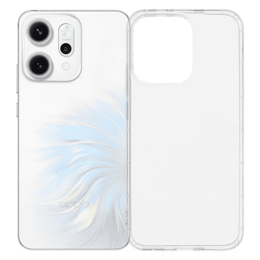 For Oppo Reno14 Pro 5G (Global) Case Transparent TPU Phone Back Cover Airbag Protection