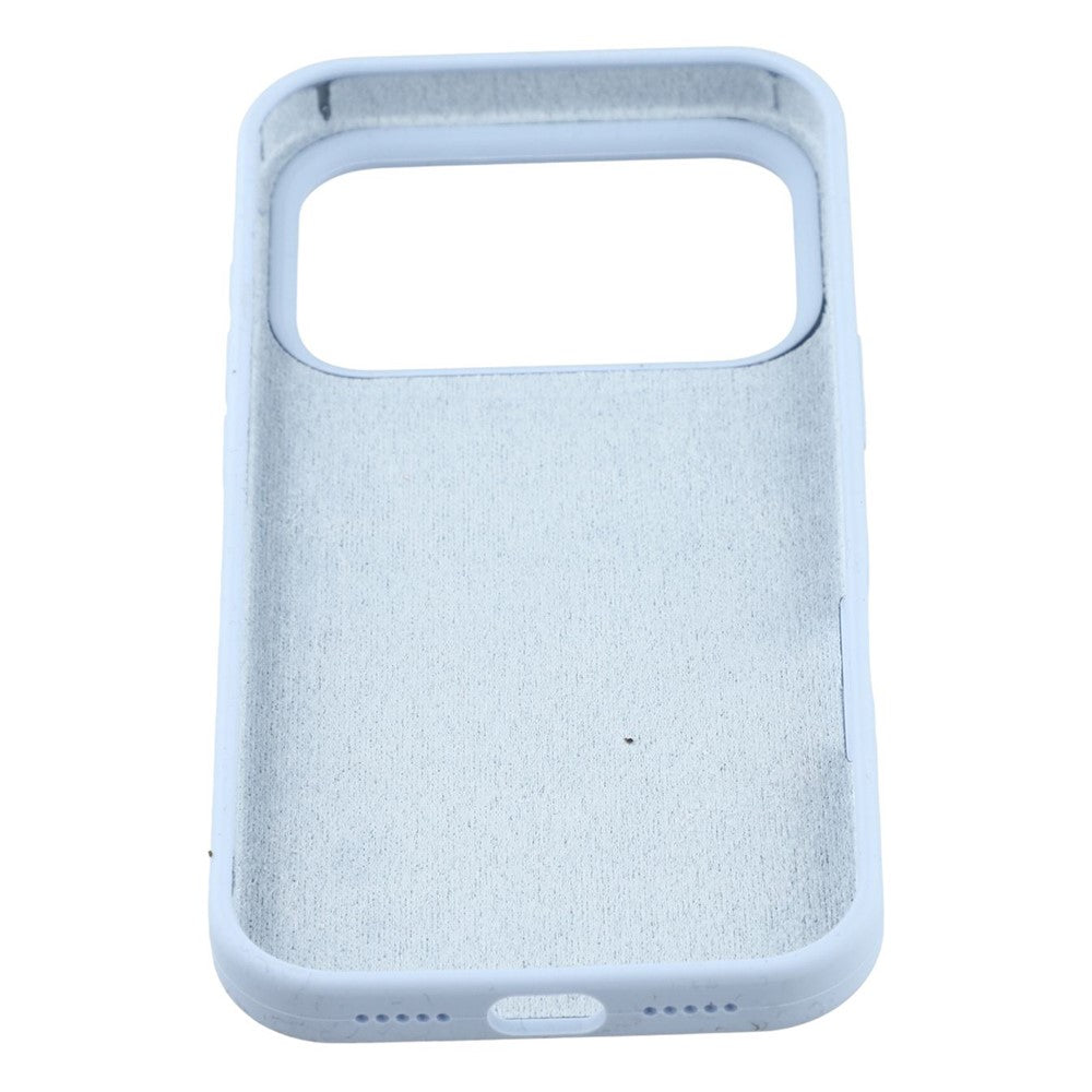 For iPhone 17 Pro Max Case Solid Silicone Shockproof Phone Back Cover - Baby Blue